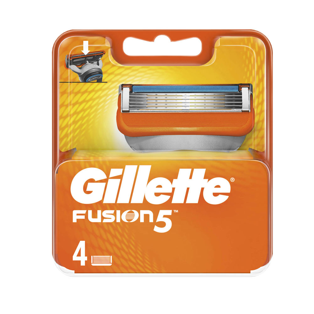 GILLETTE FUSION CARTRIDGES - 4 CARTRIDGES