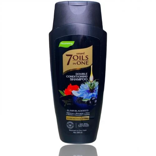 Emami 7Oils In One - Double Conditioning Shampoo - Elixir BlackSeed - 200ml