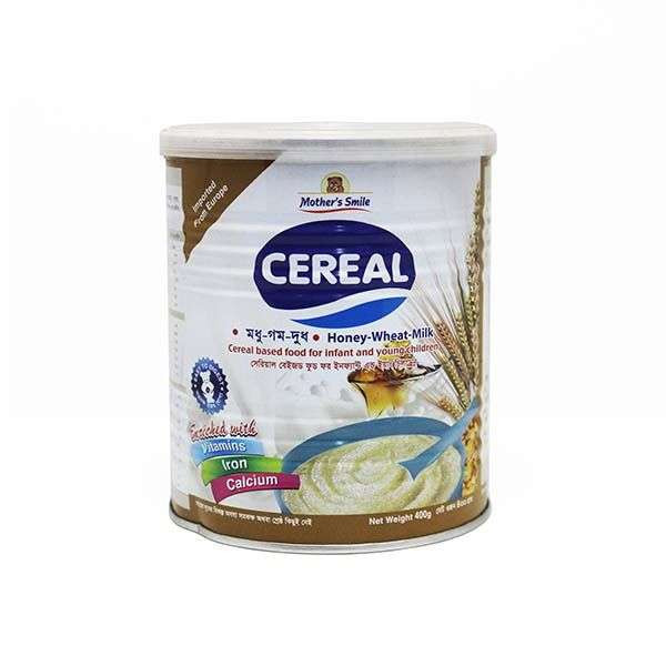 Mothers Smile Cereal Honey Wheat milk 400g