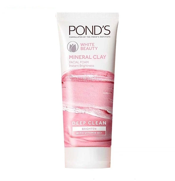 Pond's Pure Bright Mineral Clay Face Cleanser 90g