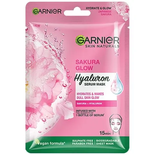 Garnier Sakura White Face Serum Sheet Mask