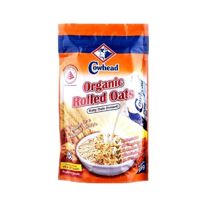 BABY OATS COWHEAD ORGANIC ROLLED 500 GM