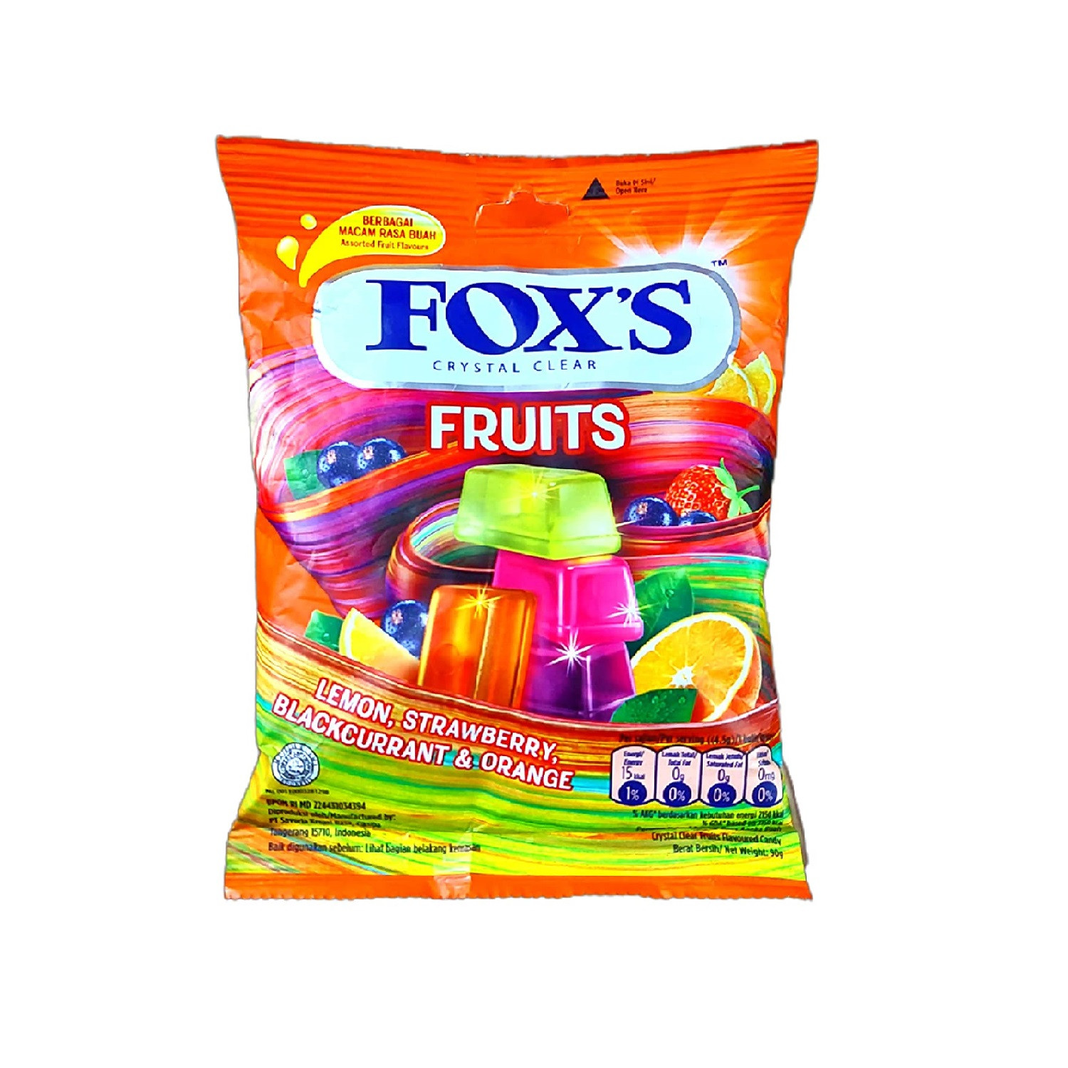 Fox's Crystal Clear Fruits Packet