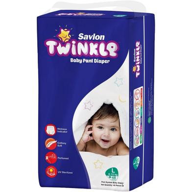 Savlon Twinkle Baby Pant Diaper Large 4 pcs