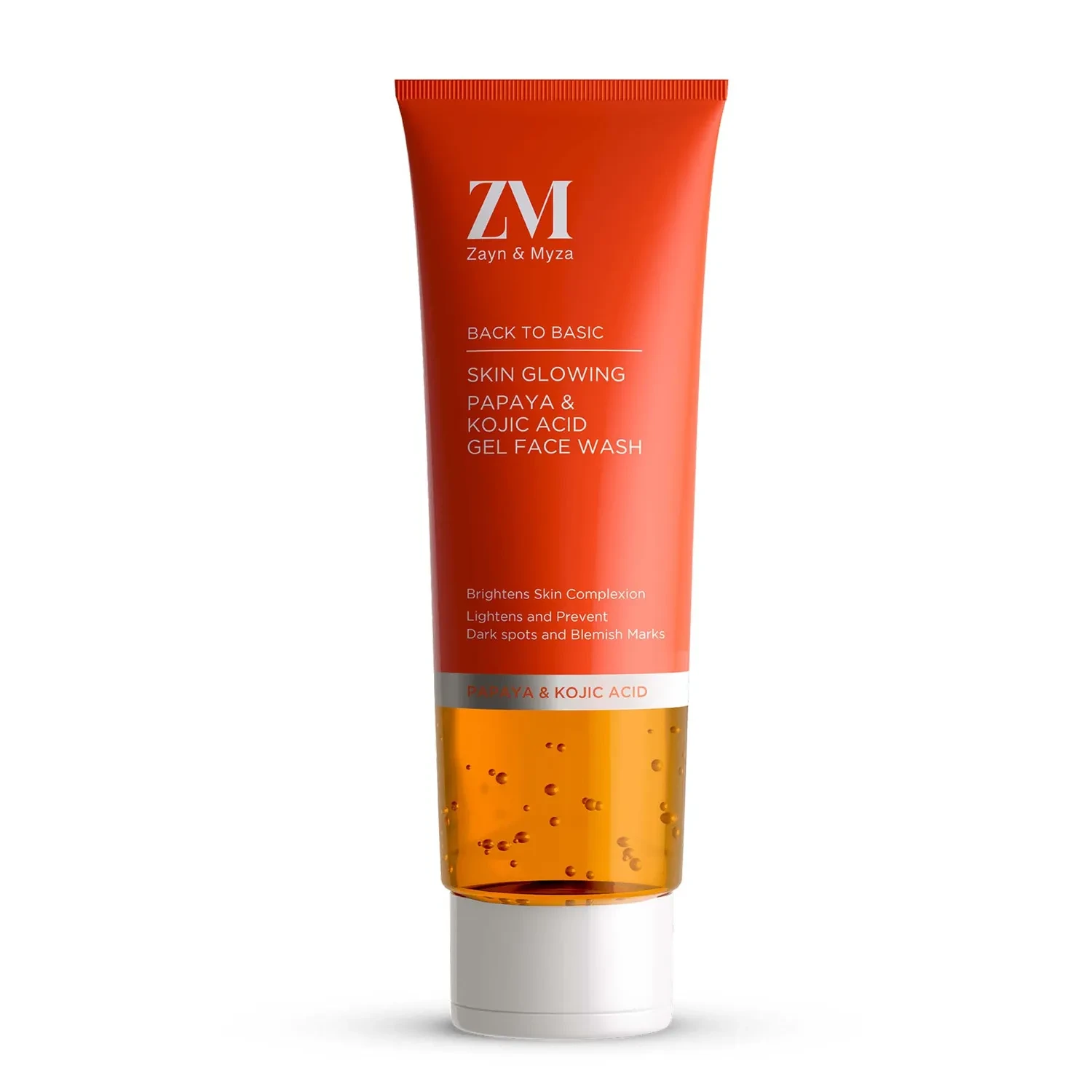 ZM Skin Glowing Gel Face Wash Papaya and Kojic Acid 75ml