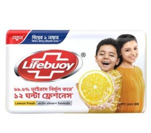 Lifebuoy Lemon Fresh Soap Bar (125gm)