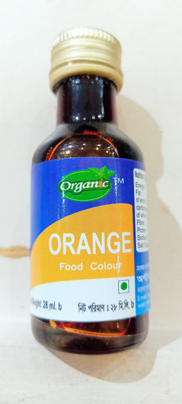 organic tm oreng food colour 28 ml