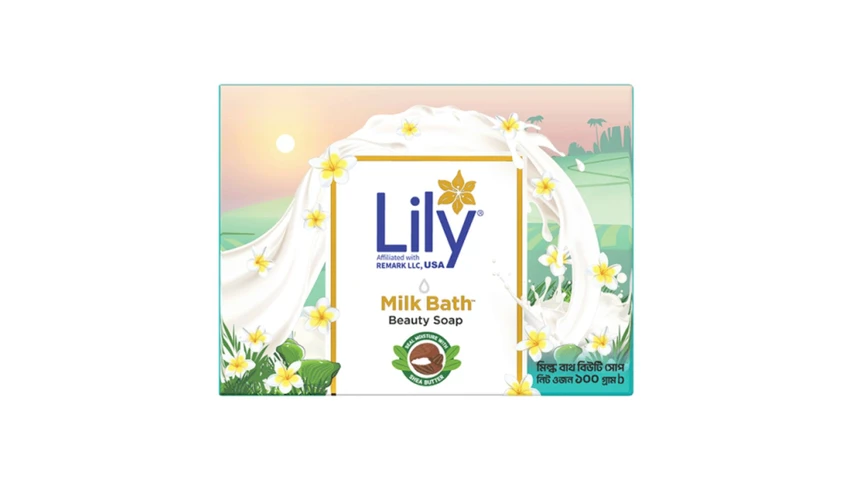 Lily Milk Bath Beauty Soap 100g