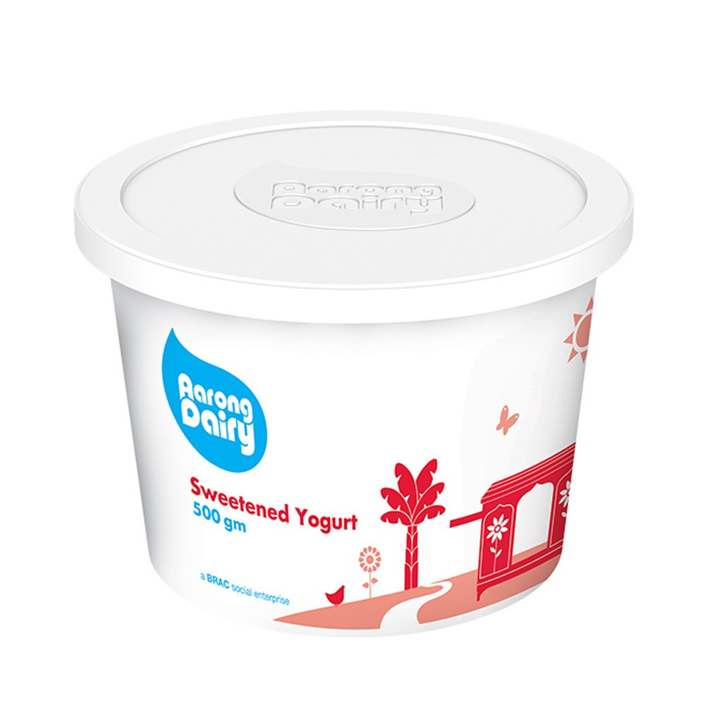 Aarong Dairy Sweetened Yogurt 500 GM