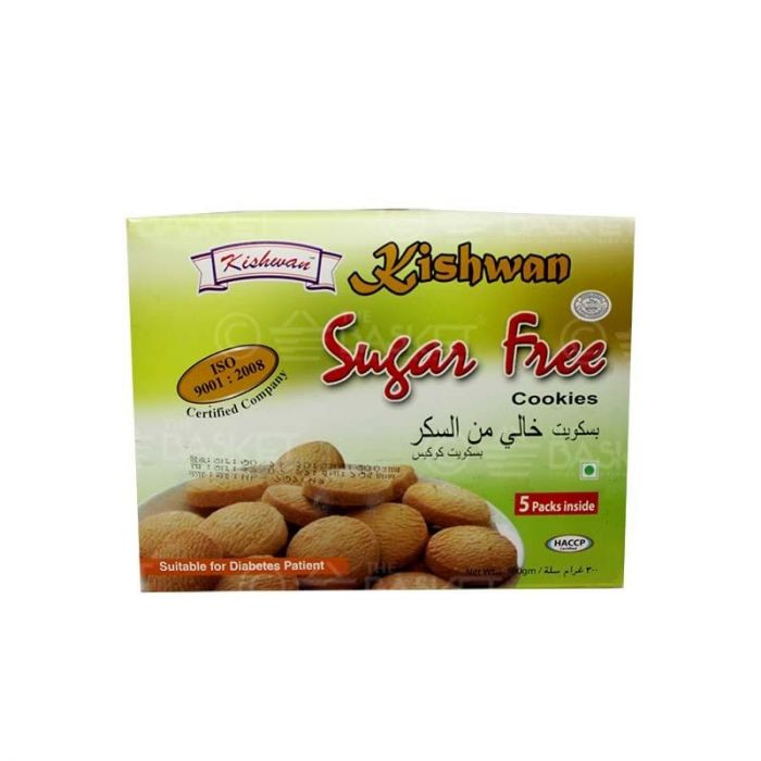 BISCUITS KISHWAN SUGAR FREE COOKIES 300 GM