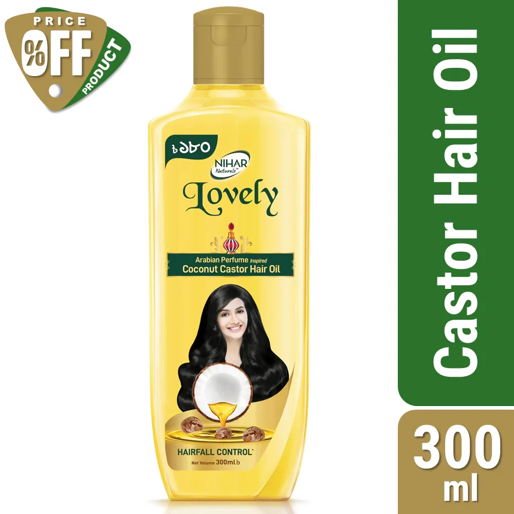 Nihar Lovely Coconut Castor Hair Oil 300 ml