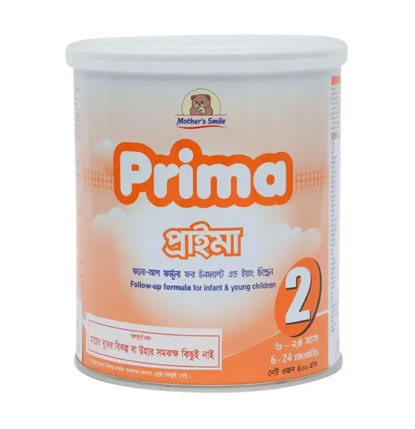 Mothers Smile Prima 2 Tin 400g(6-24m)