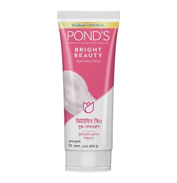 Ponds Bright Beauty Spot-Less Face Wash with Vitamin 100 gm