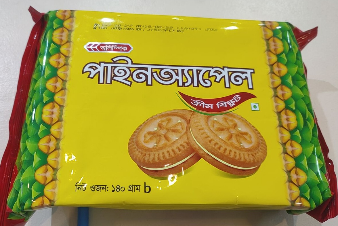 Olympic Pineapple cream Biscuits 140 gm