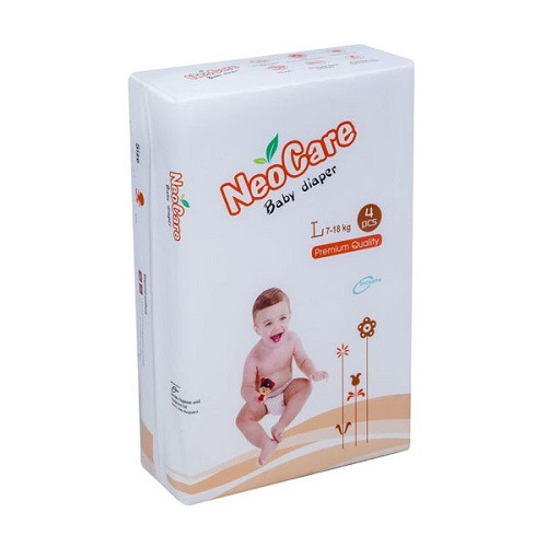 Neocare Belt Diaper Large (7-18 Kg) 4 Pcs