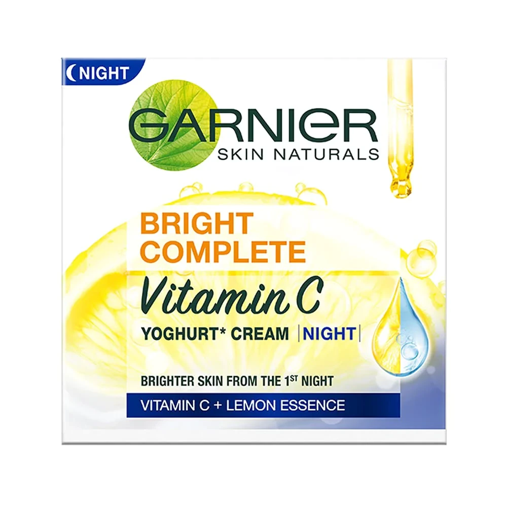 Garnier Bright Complete Vitamin C Yoghurt Night Cream 40gm