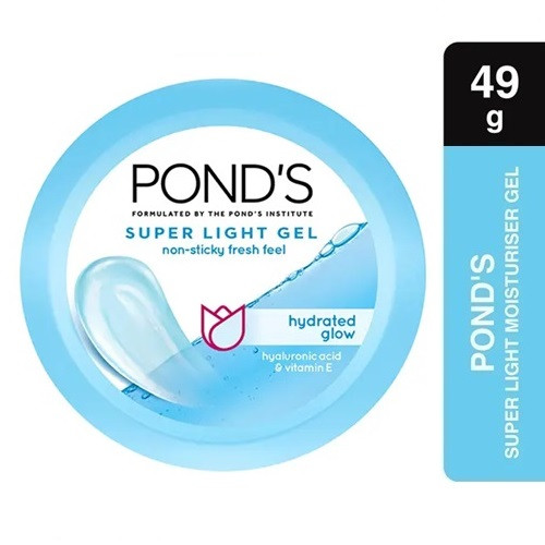 Ponds Super Light Gel Moisturizer With Hyaluronic Acid & Vitamin E 49g