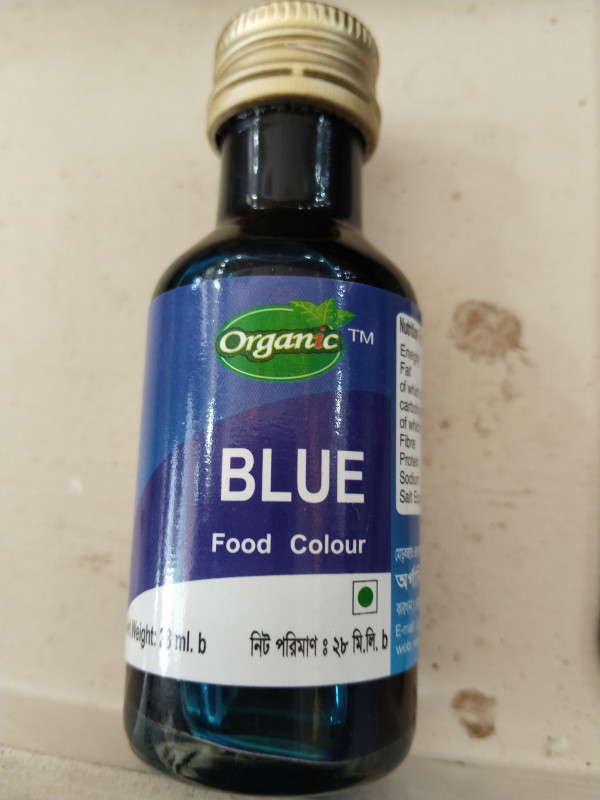 organic blue food colour 28 ml