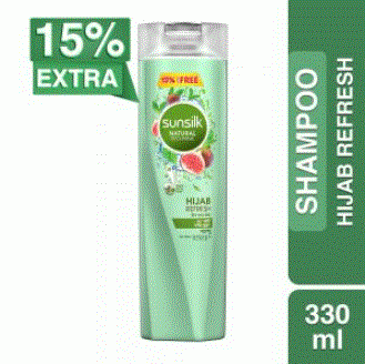 Sunsilk Shampoo Hijab Refresh 330ml (15% Extra)