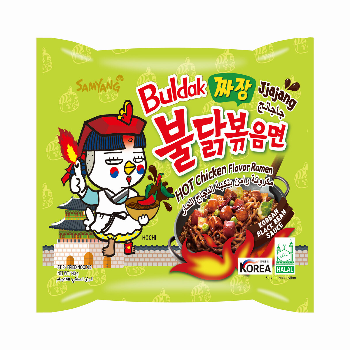 Buldak Samyang Jjajang Hot Chicken Noodles 140 g