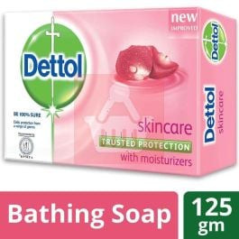 Dettol Soap Skincare Bathing Bar Soap 125gm