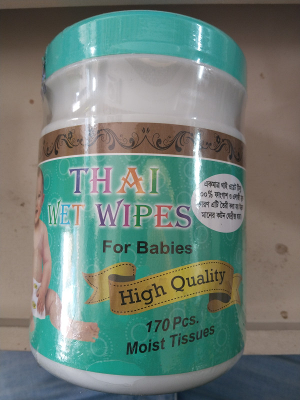 Thai Wet Wipes For Baby Moist Tissue-170 Jar