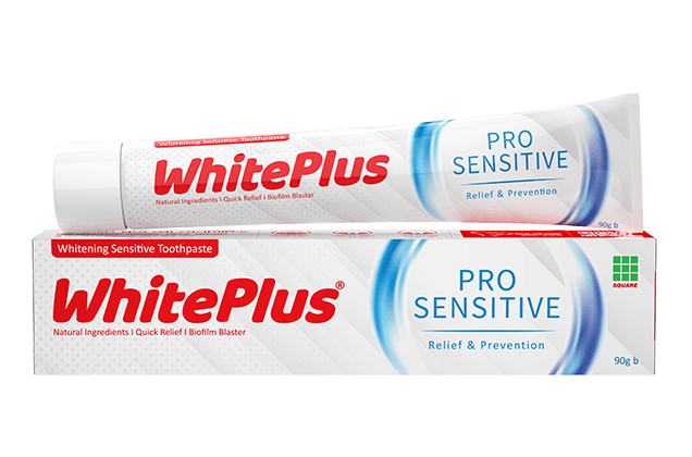 White Plus Pro-Sensitive Whitening Toothpaste 90 GM