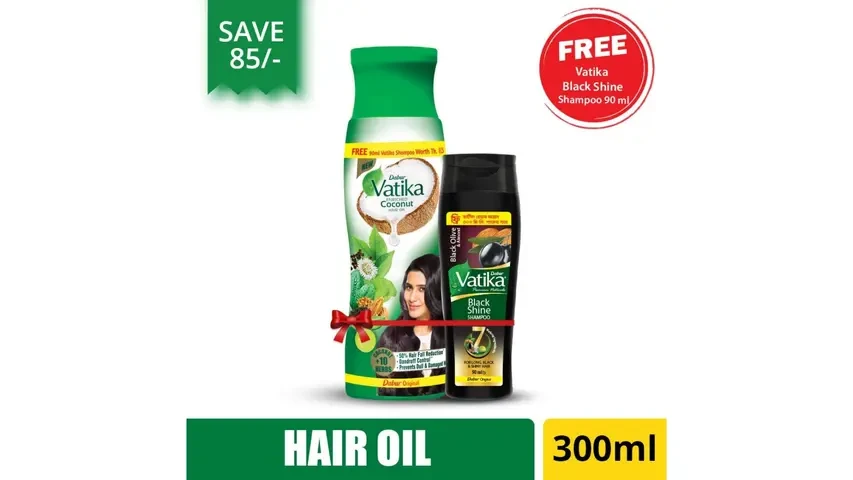 dabur vatika enriched coconut hair oil