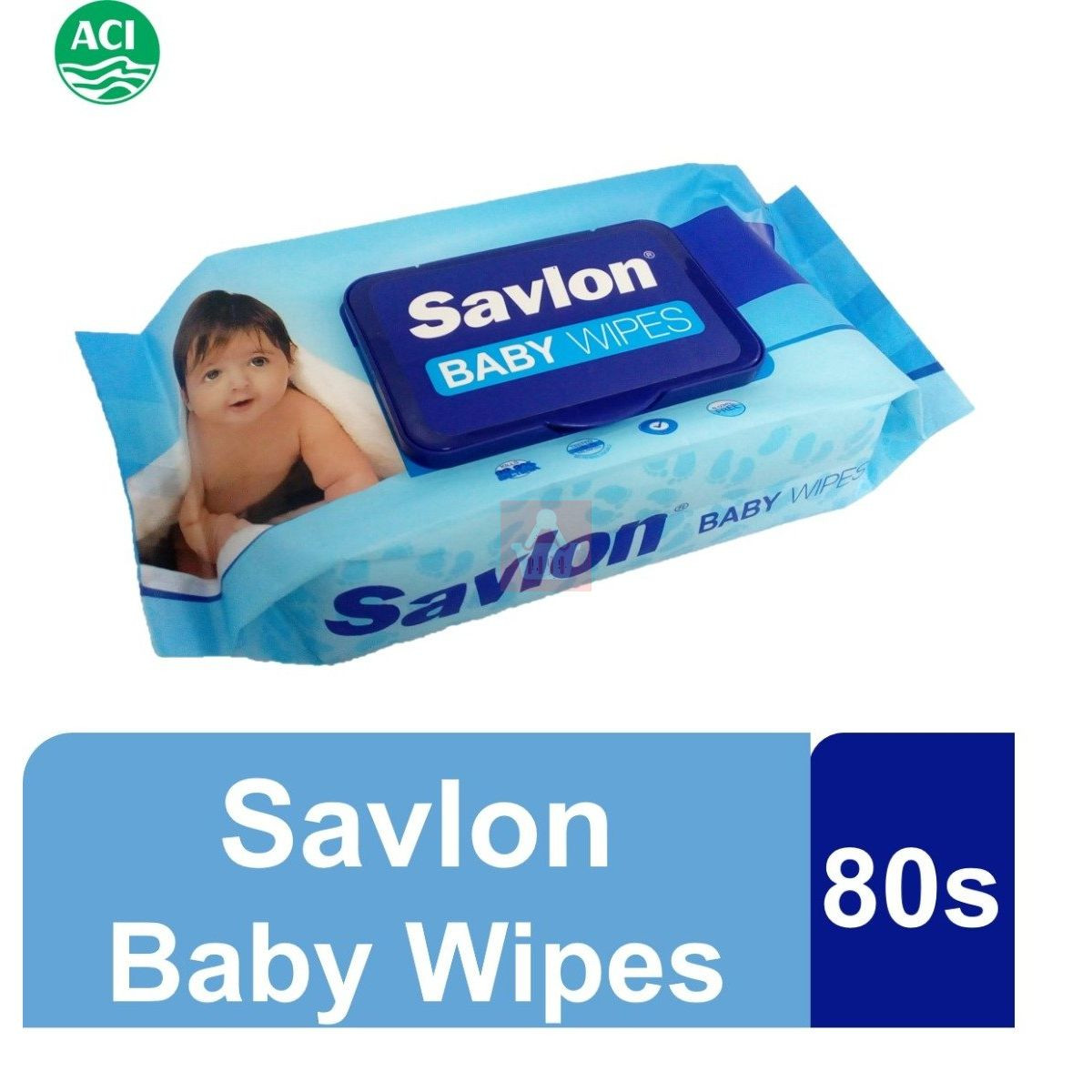 Savlon - Antibacterial Baby Wipes - 80 Pcs