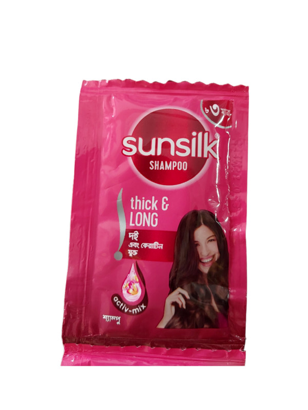 sunsilk shampoo thick long mini pack