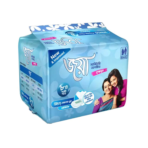 Joya Sanitary Napkin – Wings Regular 8 Pads Pack - Panty/Wings System - 240mm