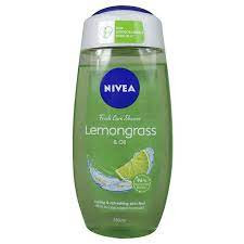 Nivea shower gel 250 ml. Lemongrass oil