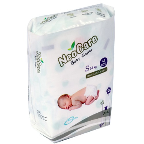 Neocare Belt Diaper Small (3-6Kg) 4 Pcs