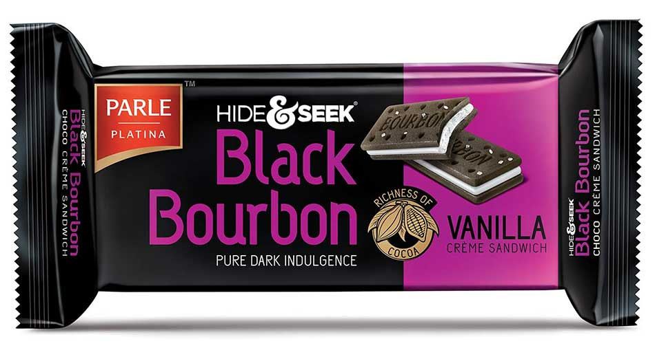 Parle Hide & Seek Black Bourbon Vanilla Cream 100g