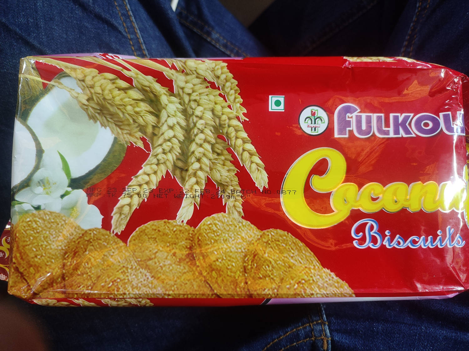 fulkoli cocnuct biscuits 270gm