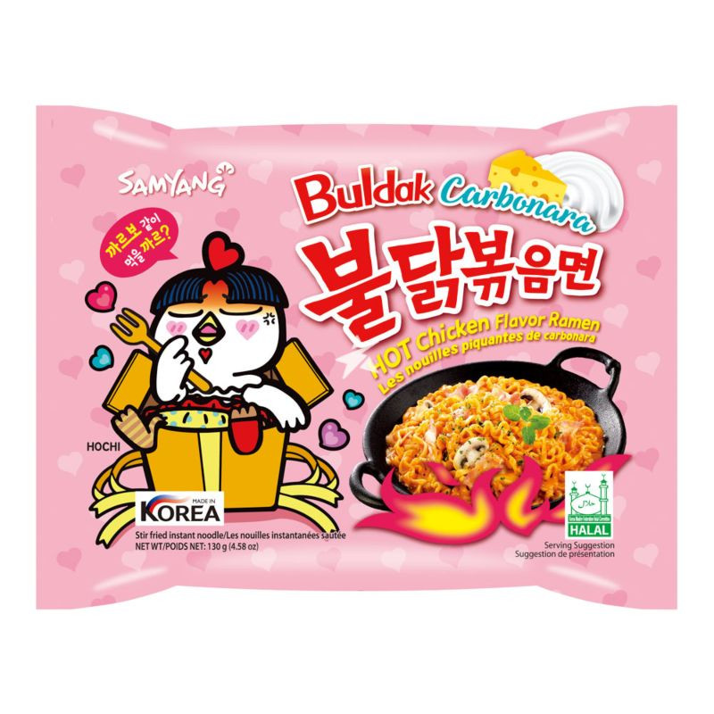 Buldak Samyang Hot Chicken Flavour Ramen Carbonara (Limited Edition) 130g -