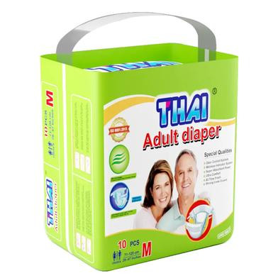 Thai Adult Belt Diapers- 10 Pcs  (M-size)