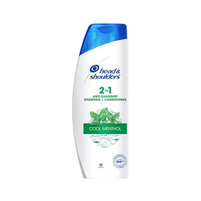 Head & shoulders Cool Menthol 2 in 1 Anti-Dandruff Shampoo + Conditioner, 180 ml