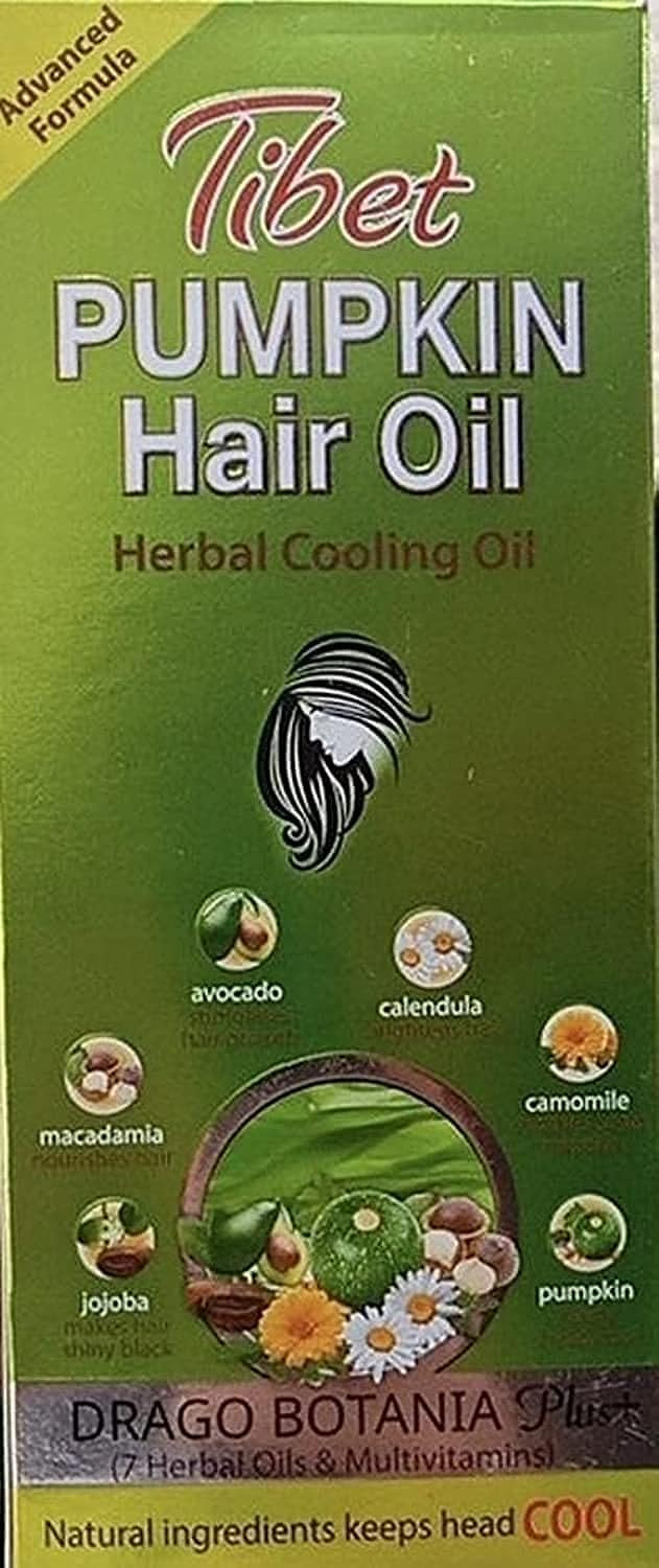 Tibet Pumpkin Hair Herbal Cooling Oil (100ml)