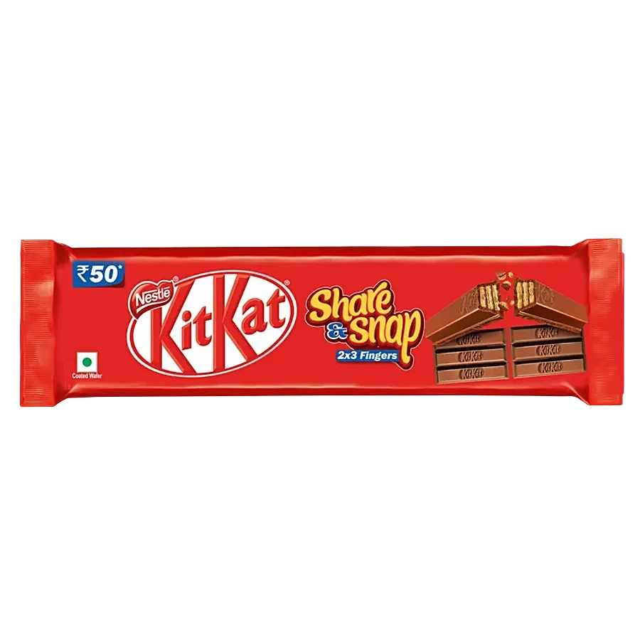 Nestle KitKat Share & Snap 2x3 Fingers Wafer Bar, 57 gm