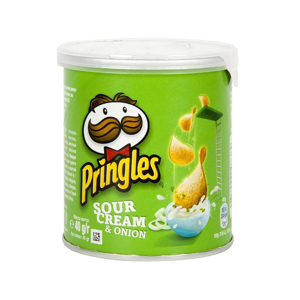 Pringles Sour Cream & Onion Chips 40G