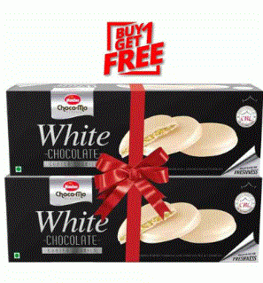 CBL Munchee ChocoMo White Chocolate Coated Cookies 100g (Buy1 Get1 Free)