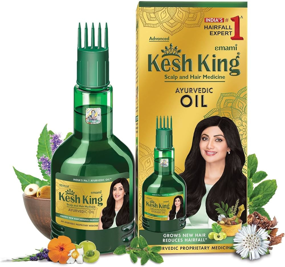 Kesh King Ayurvedic Scalp and Hair Oil, 100ml