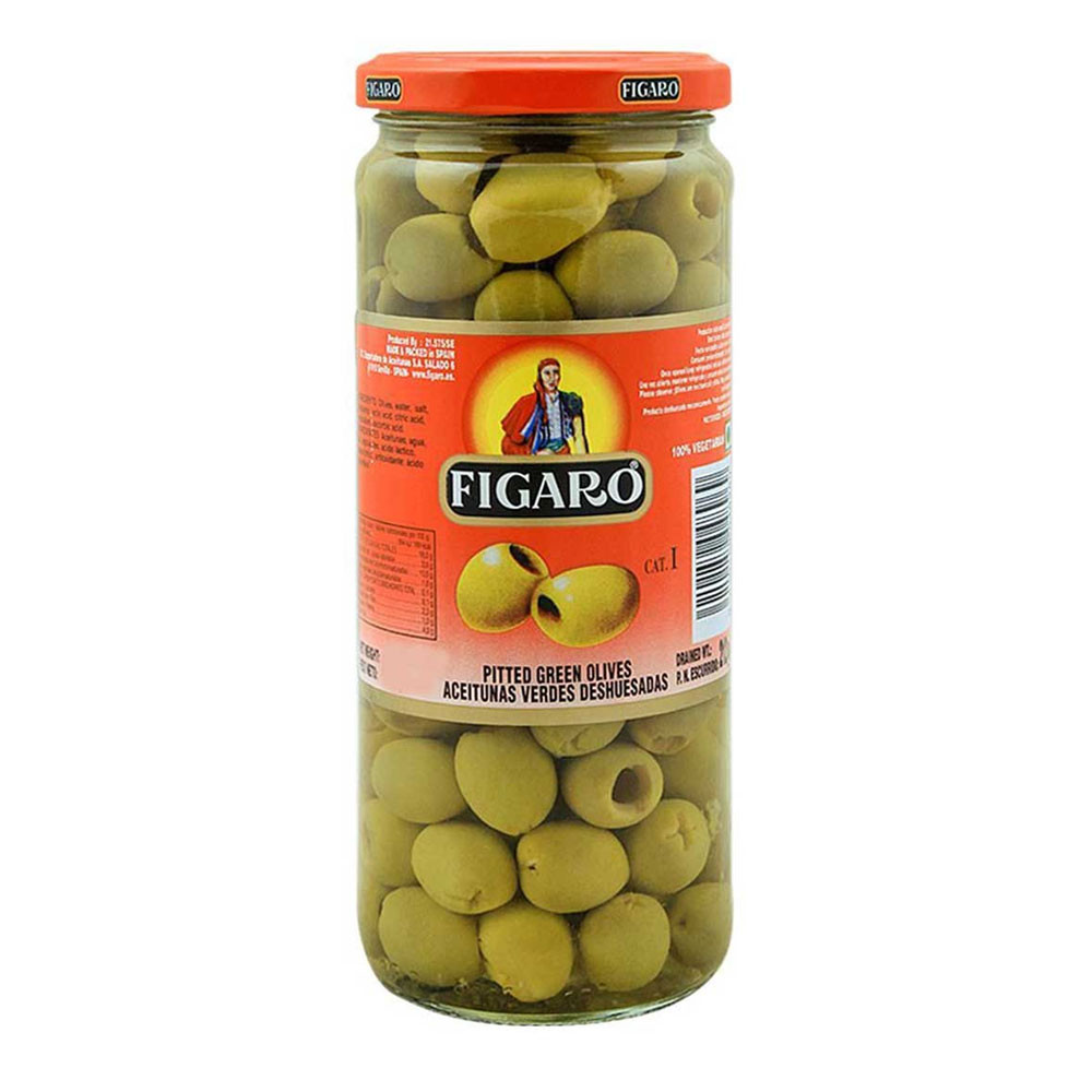 Figaro Plain Green Olives- 340g