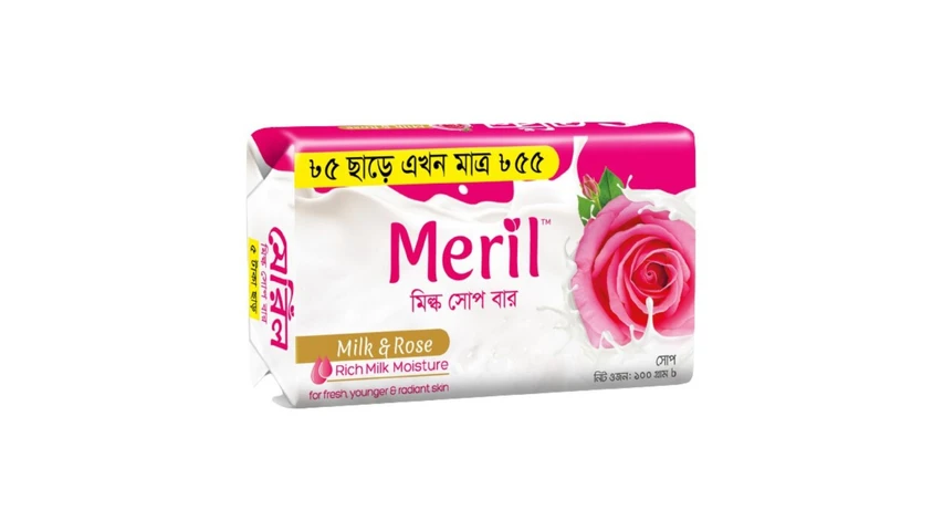 Meril Milk & Rose Soap Bar 100 g