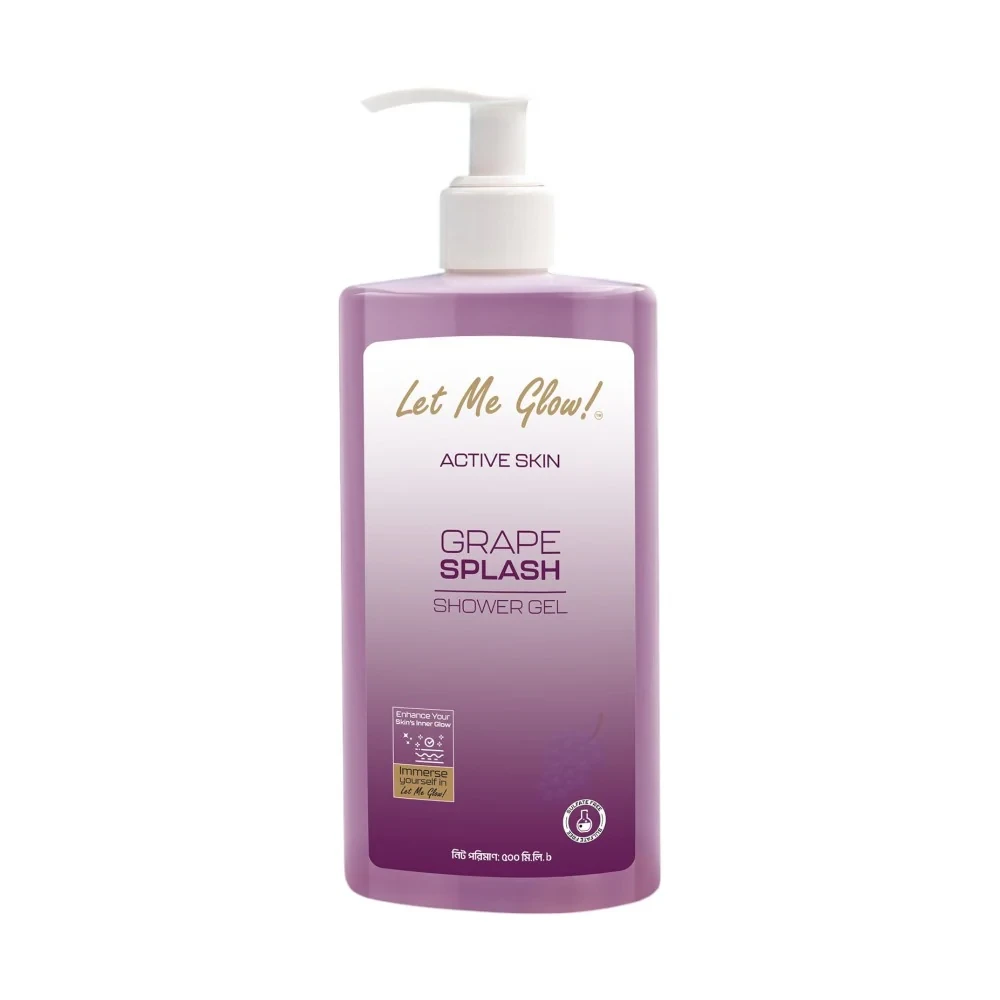 Let Me Glow! Grape Splash Shower Gel 250 ml
