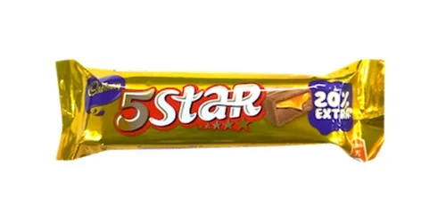 Cadbury 5 Star Chocolate 242g