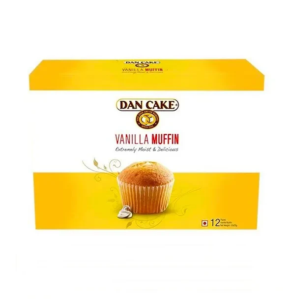 Dan Cake Vanilla Muffin 12 Pack - 360g