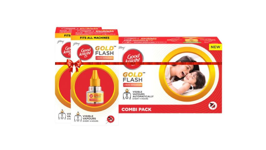 GoodKnight Gold Flash Liquid Vaporizer Combi Pack 45 ml