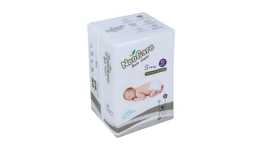 NeoCare Diaper Small Premium 3-6kg 10pcs